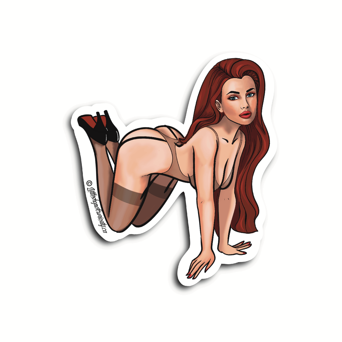 Meow Sticker - Colour Sticker - Little Shop of Curiosity