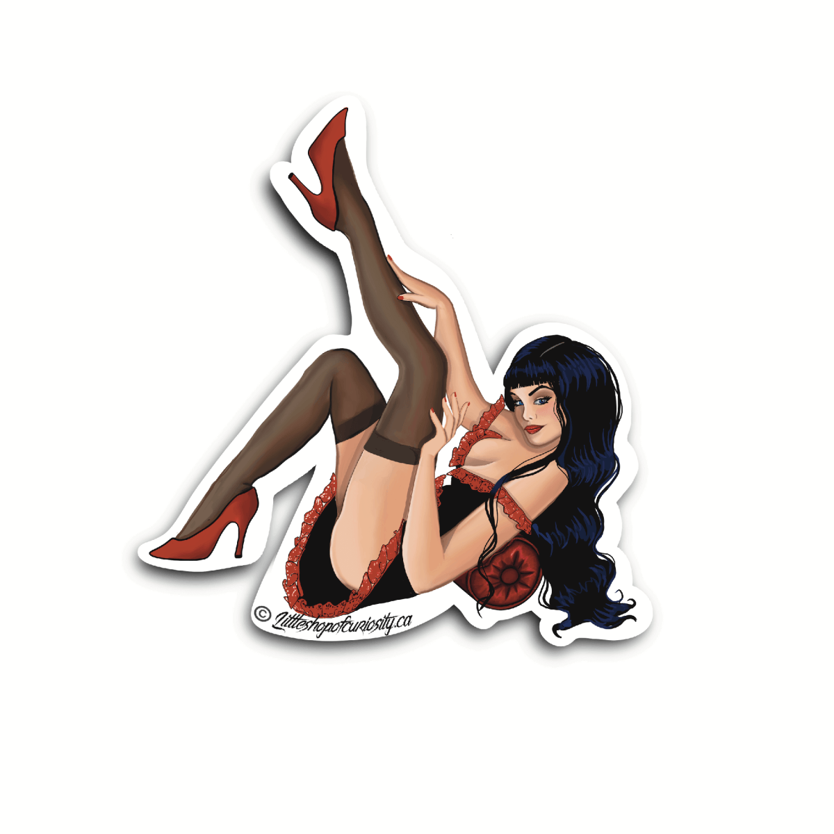 Ooh La La Sticker - Colour Sticker - Little Shop of Curiosity