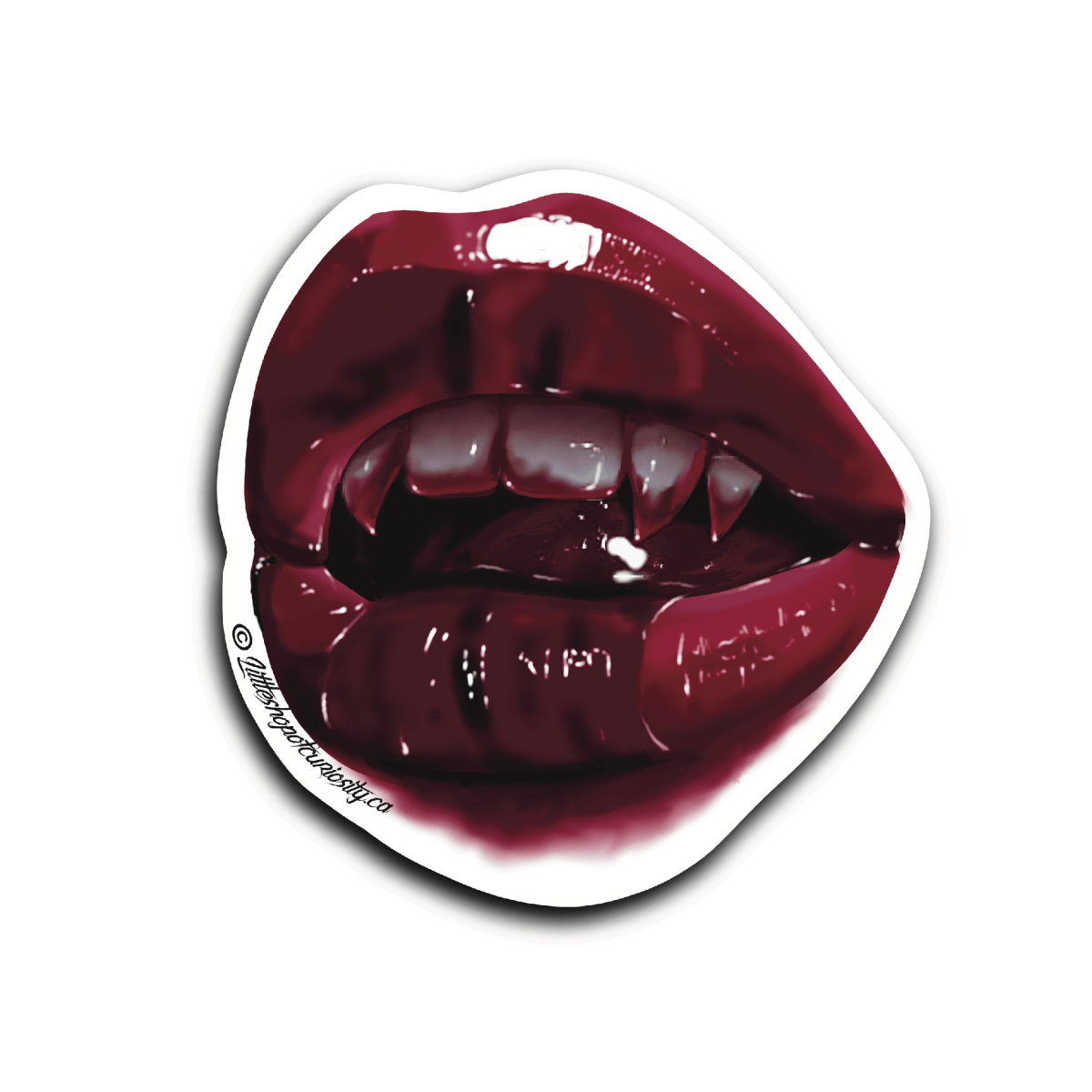 Vamp Sticker - Colour Sticker - Little Shop of Curiosity