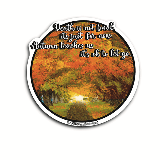An Autumn Walk Sticker - Colour Sticker - Little Shop of Curiosity
