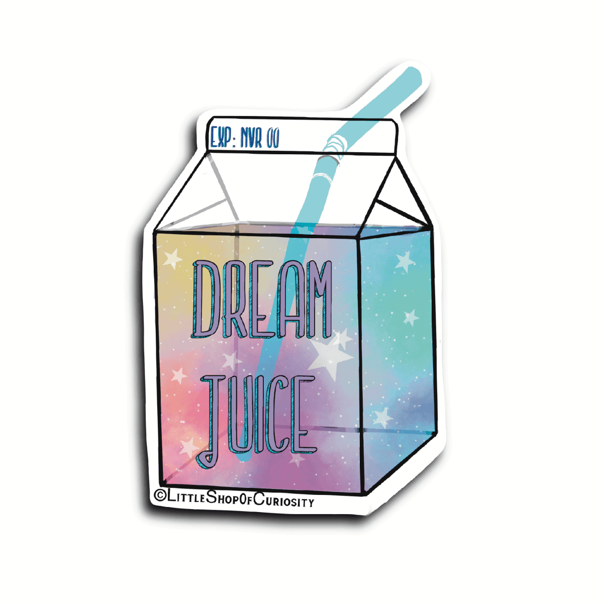 Dream Juice Sticker - Colour Sticker - Little Shop of Curiosity