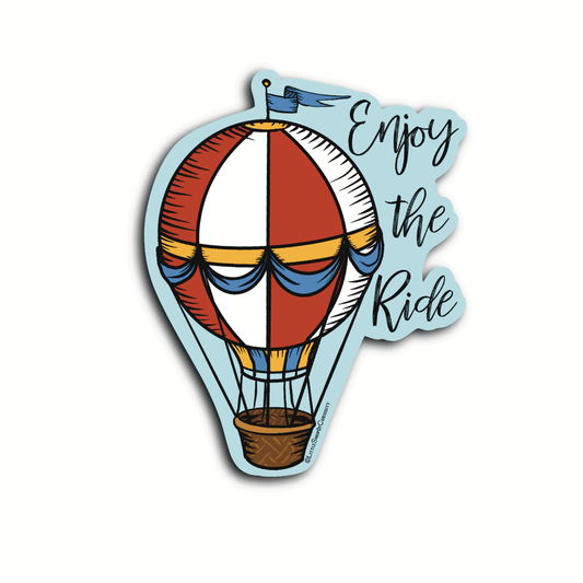 Enjoy The Ride Sticker - Colour Sticker - Little Shop of Curiosity