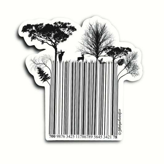 Everything's For Sale Sticker - Black & White Sticker - Little Shop of Curiosity