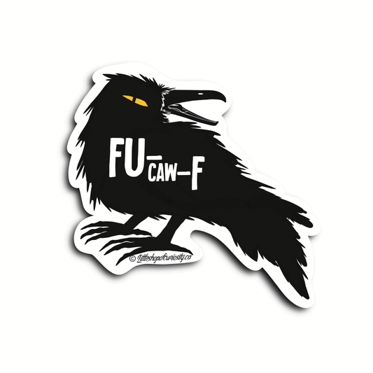 Fu-Caw-F Sticker - Colour Sticker - Little Shop of Curiosity