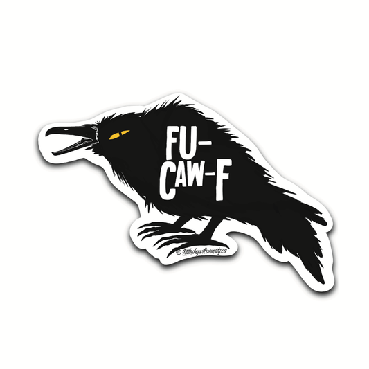 Fu-Caw-F Sticker - Colour Sticker - Little Shop of Curiosity