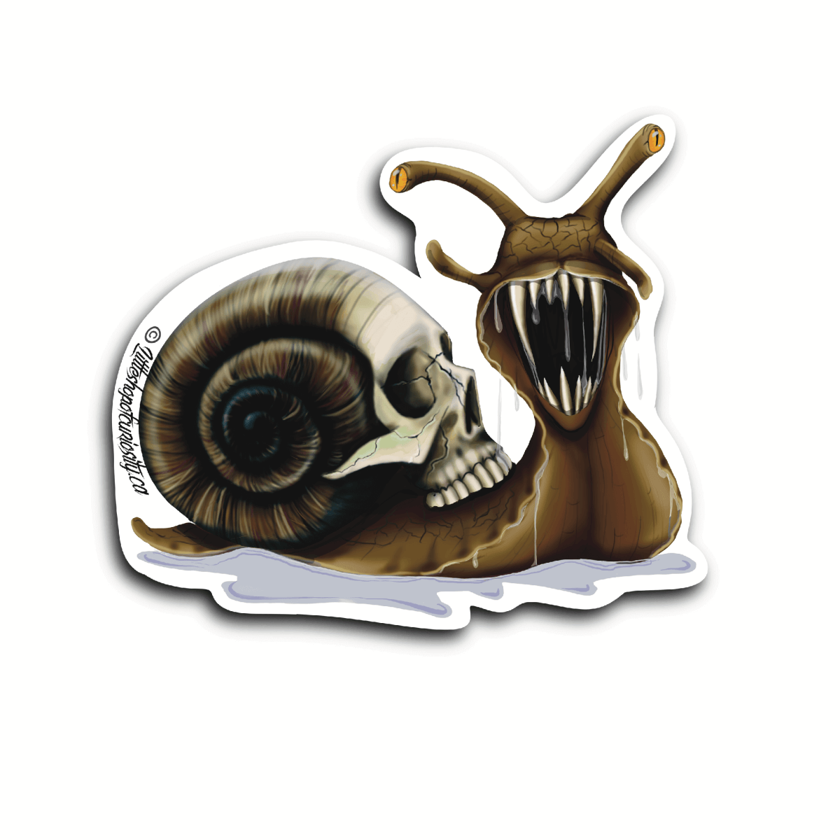 Killer Snail Sticker - Colour Sticker - Little Shop of Curiosity