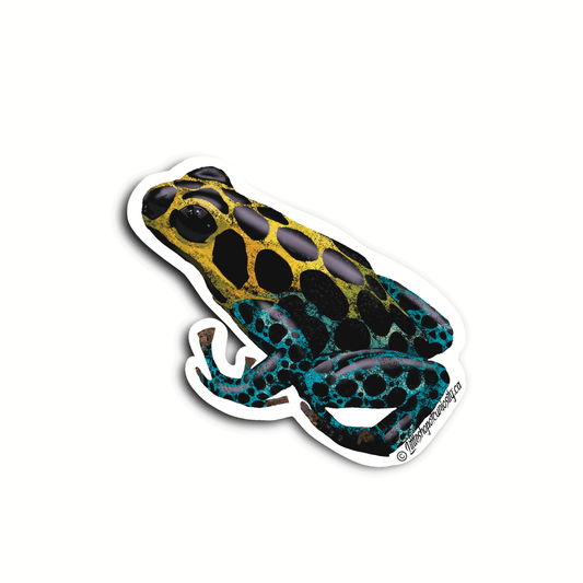 Mimic Poison Dart Frog Sticker - Colour Sticker - Little Shop of Curiosity