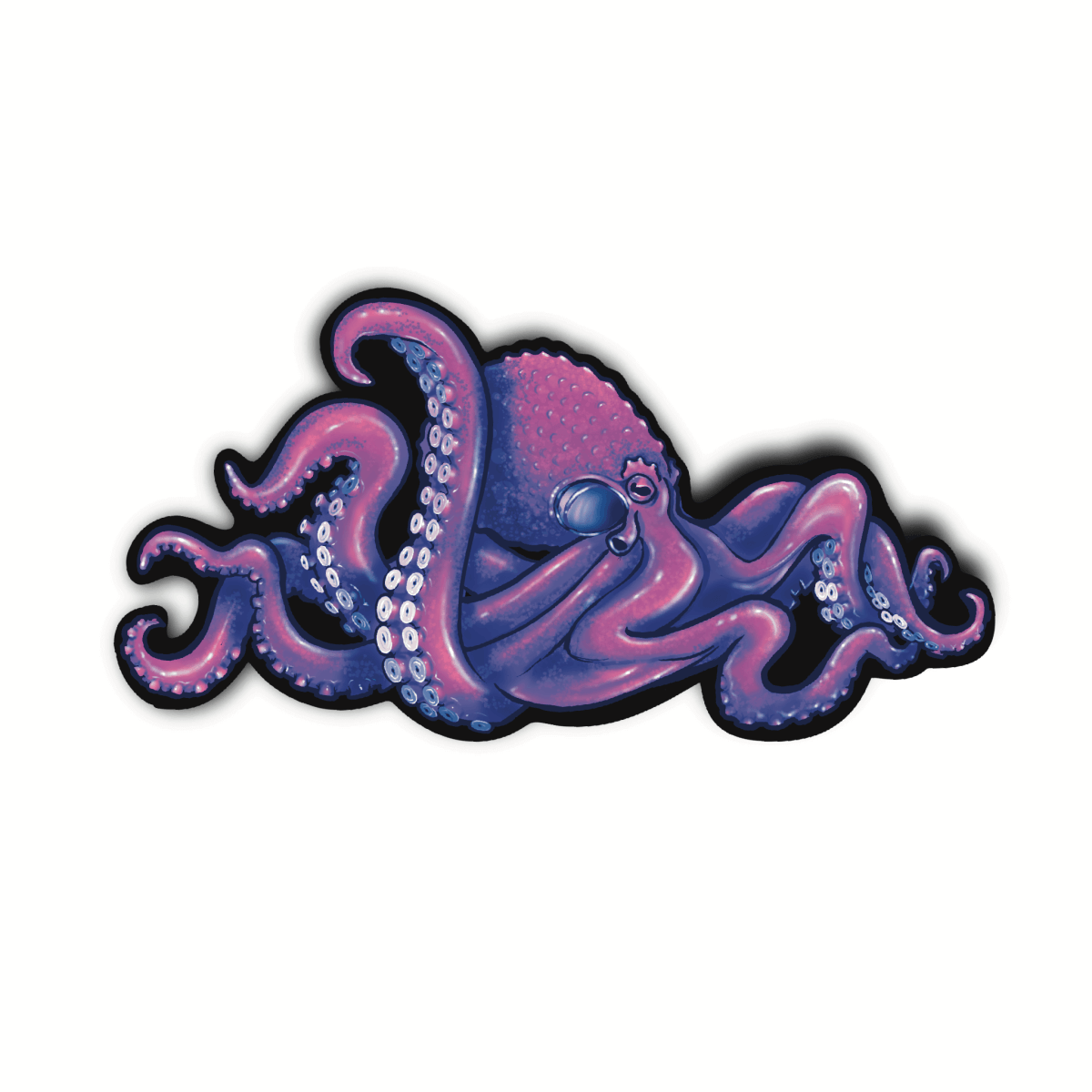 Octopus Sticker - Colour Sticker - Little Shop of Curiosity