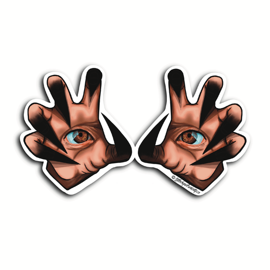 Visionary Hands Sticker - Colour Sticker - Little Shop of Curiosity
